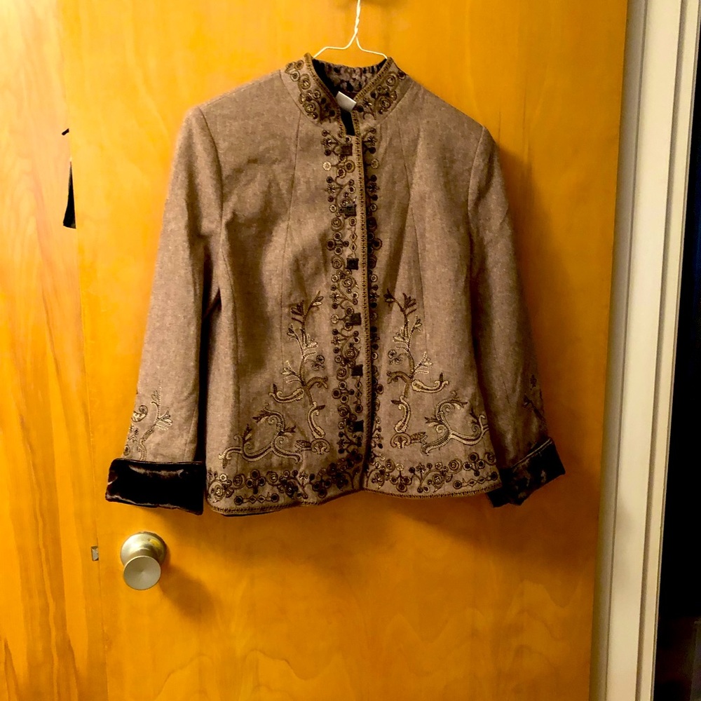 Nygard embellished jacket 4P